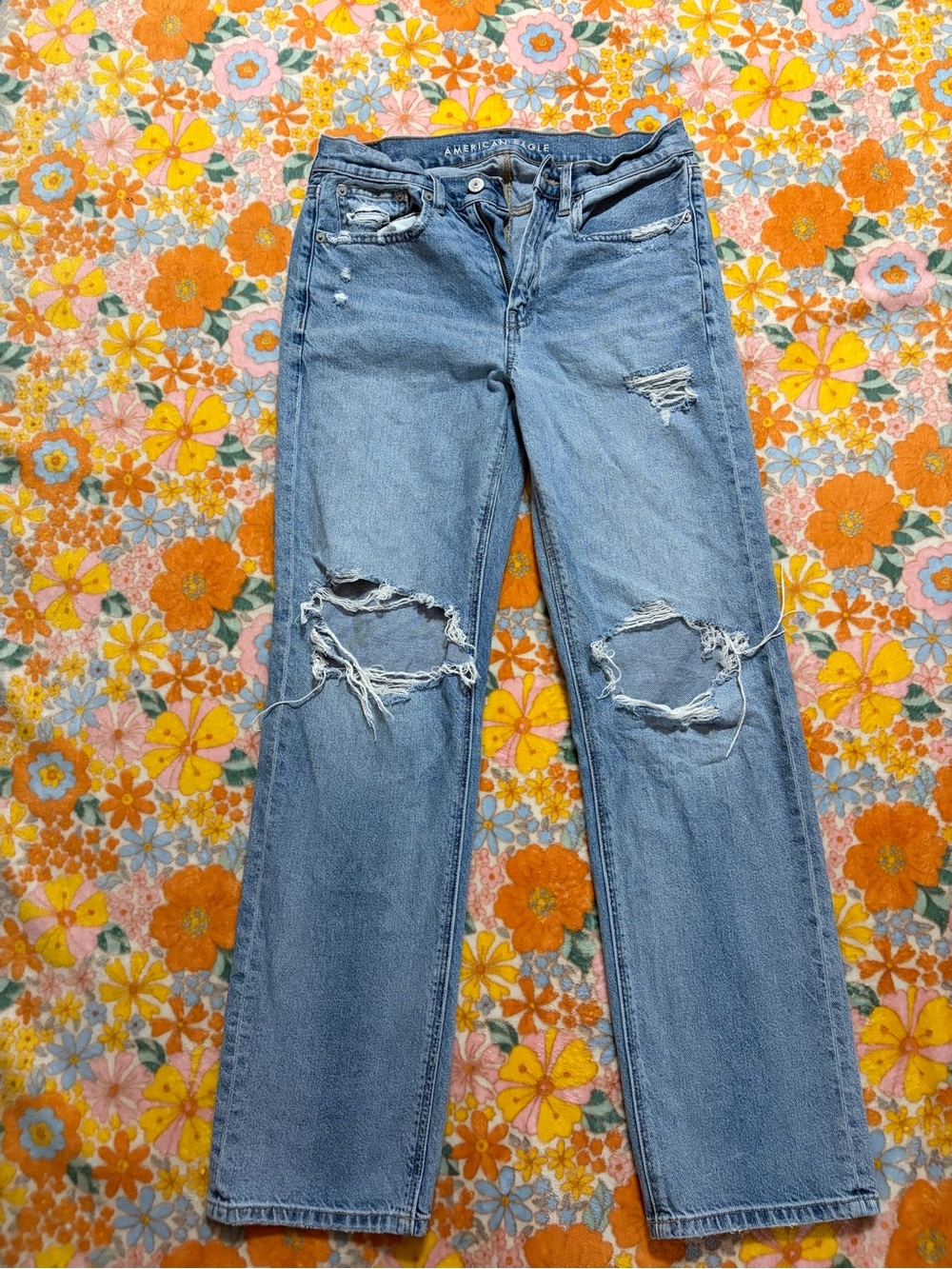 Women’s American Eagle Ripped Jeans. Short Size 2